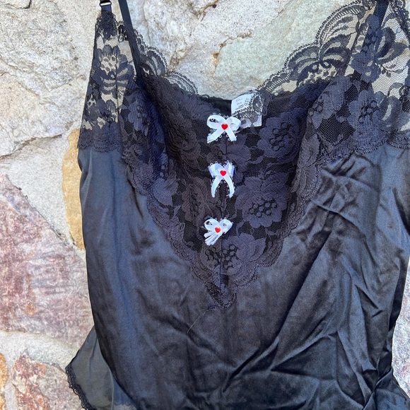 Vintage figurfit black bodysuit Teddy lingerie black size large - Picture 4 of 10